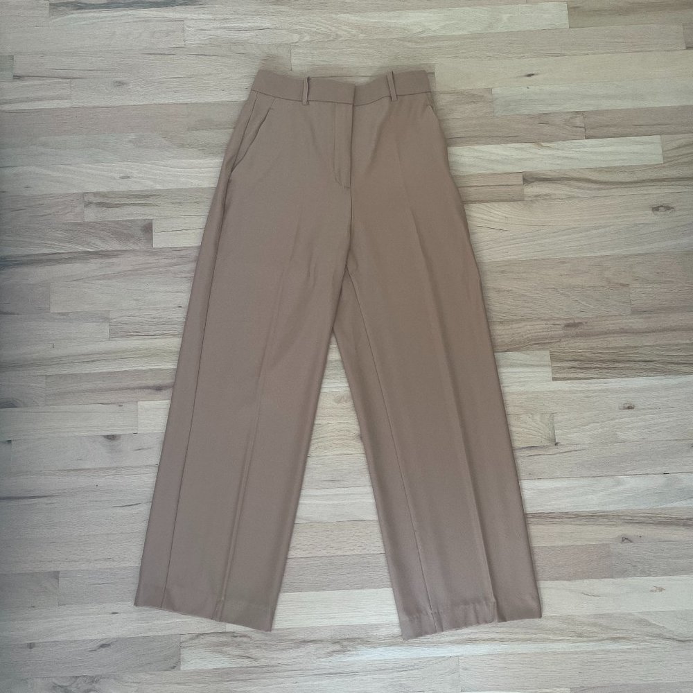 Zara Wide Leg Trousers TAUPE BROWN